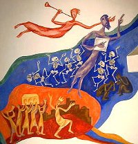 David-Bild in der Kapelle von St. Albertus Magnus