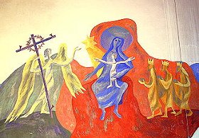 Geburts-Bild in der Kapelle von St. Albertus Magnus