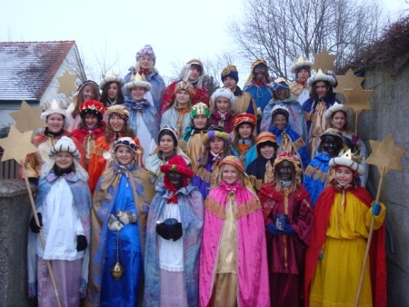 Sternsinger Gruppenfoto
