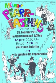 plakat fasching 2011 groß