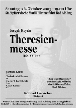 Plakat Theresienmesse 2003