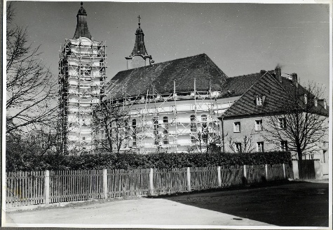 Kirchenrenovierung 1955