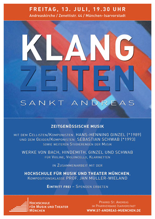 Plakat KLANG-ZEITEN 2012