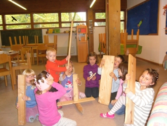 Wir bauen eine Waage.