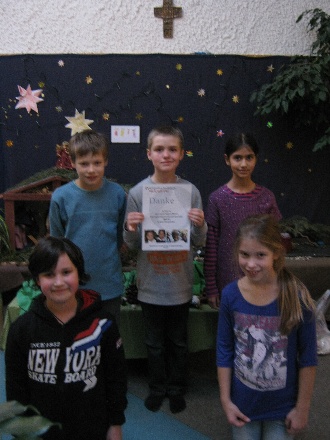 Dankeschön-Urkunde von terre de hommes.