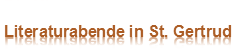 Literaturabende st. getrud