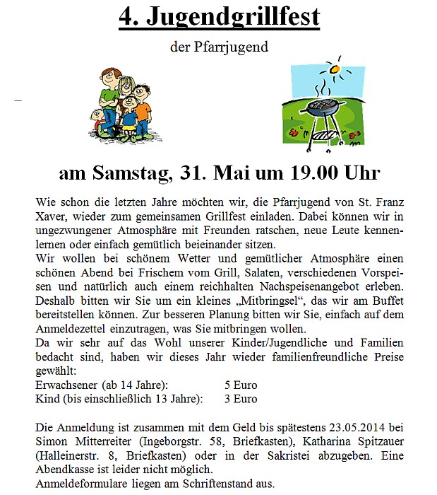 Jugendgrillfest