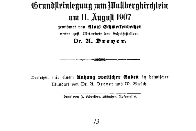 Festschrift Wallbergkircherl13b