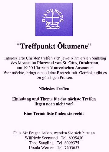 Ökumenetreffplakat - Platzhalter