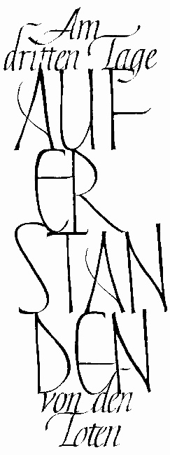 24921sw Am dritten Tage AUFERSTANDEN von den Toten - S Schmithausen