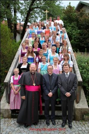 Firmung 2012 Kö Gruppenbild Mädchen