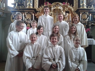 Ministranteneinführung in Oberbergkirchen