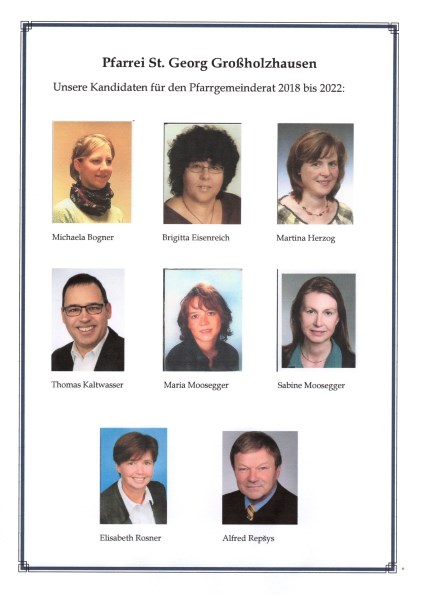 Kandidaten PGR-Wahl 2018