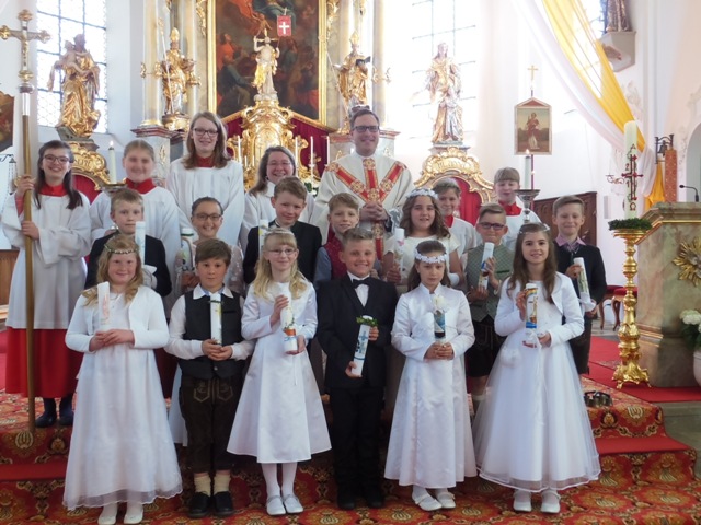 Kommunion in der Pfarrei Schönberg 2018