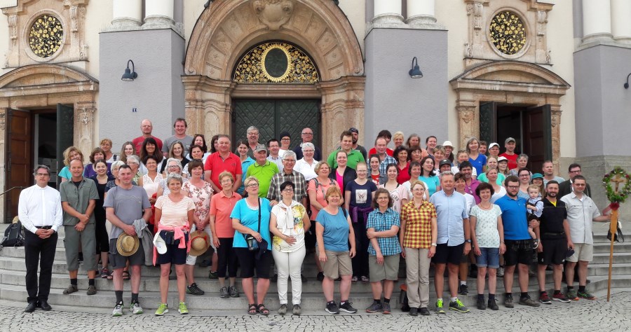 Fußwallfahrt Langenpreising Altötting 2018