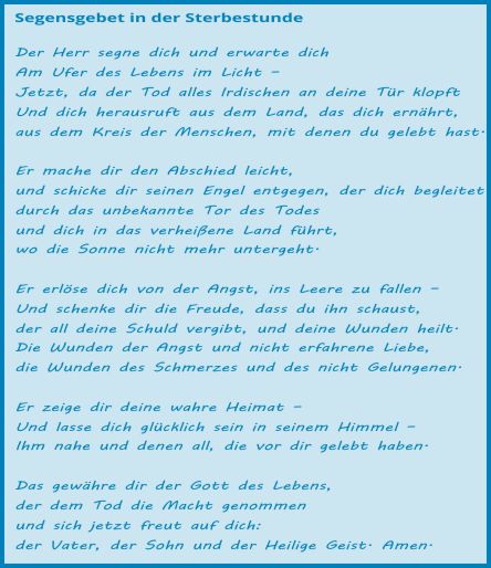 Sterbegebet
