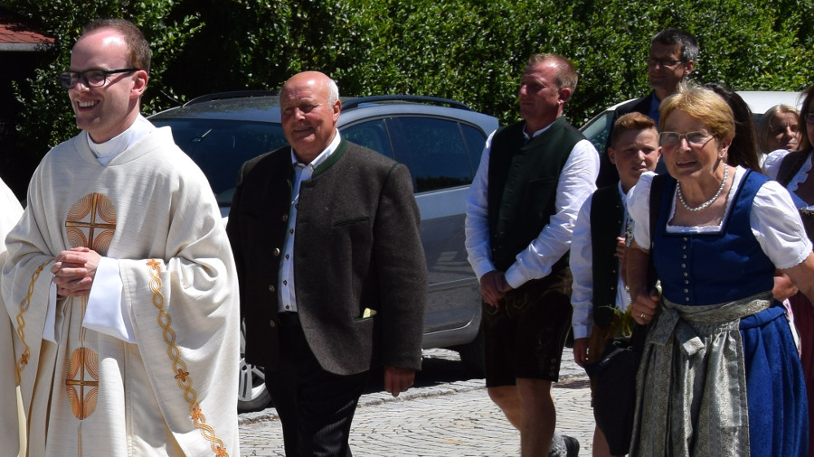 Primiz Markus Nappert mit Eltern