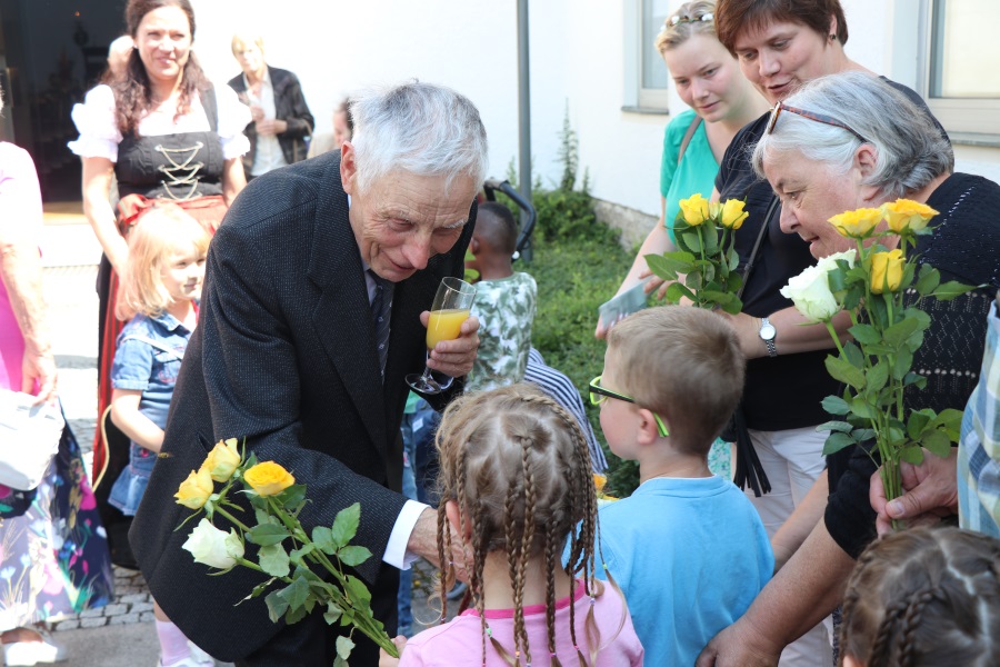 mit Kindergartenkindern