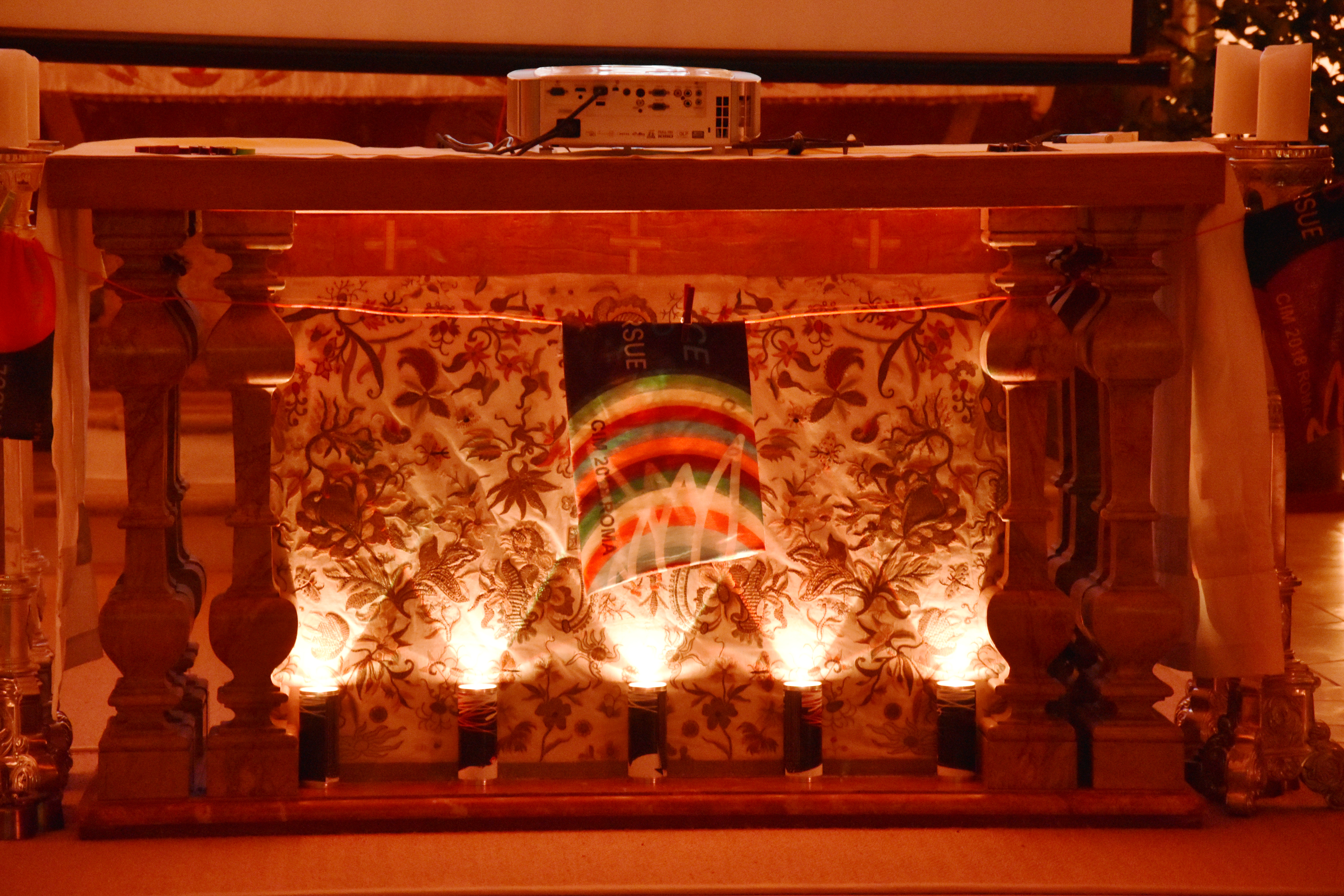 Unsere Kirche erschien in einem anderen Licht