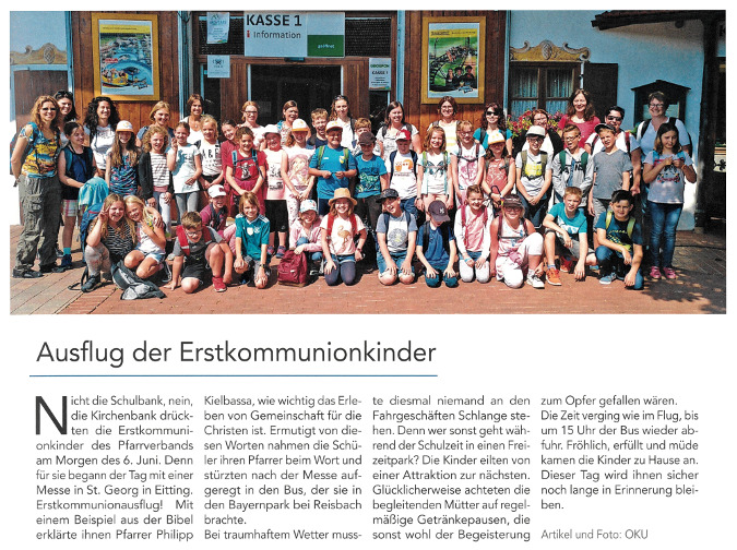 2019-07-12_Pressebericht_Ausflug_Erstkommunionkinder_PV_Oberdinger_Kurier_03
