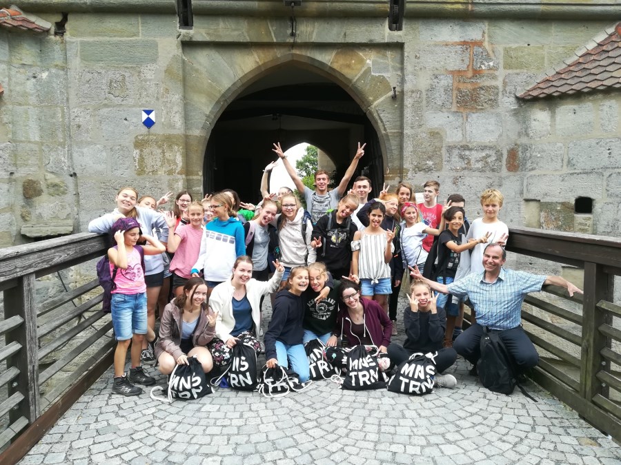 Ministrantenausflug Bamberg 2019 Gruppenbild Altenburg