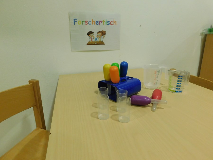 Forschertisch Grüne Gruppe