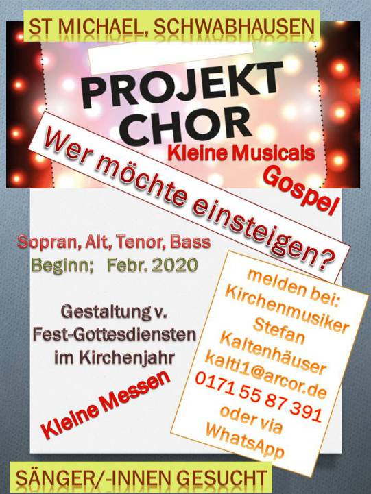 Plakat Projekt Chor