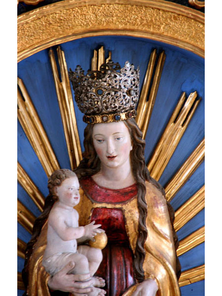 St.Johannes, Seitenaltar, Maria