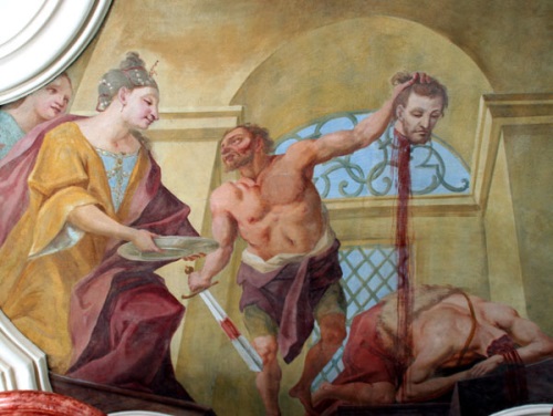 St.Johannes, Fresko Enthauptung des Johannes