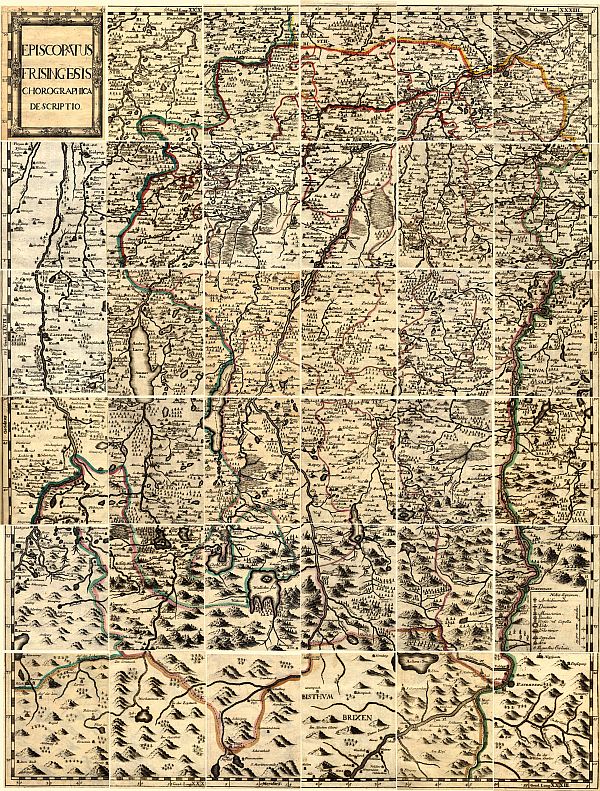 Karte Bistum Freising