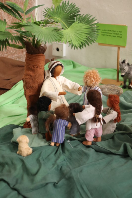 Jesus segnet die Kinder