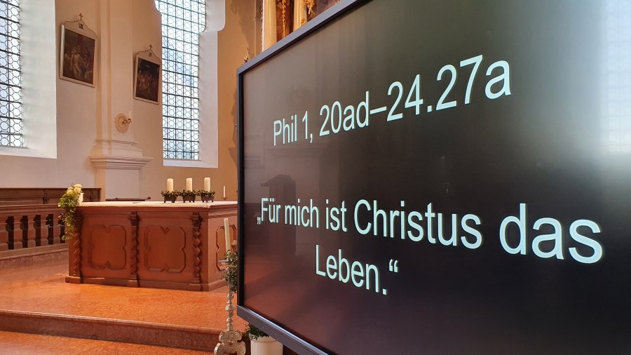 Gottesdienstübertragung – Technik