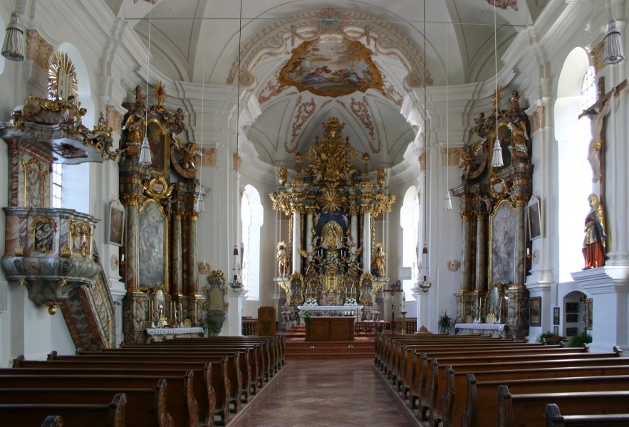 Pfarr- und Wallfahrtskirche Maria Tading - Innenraum
