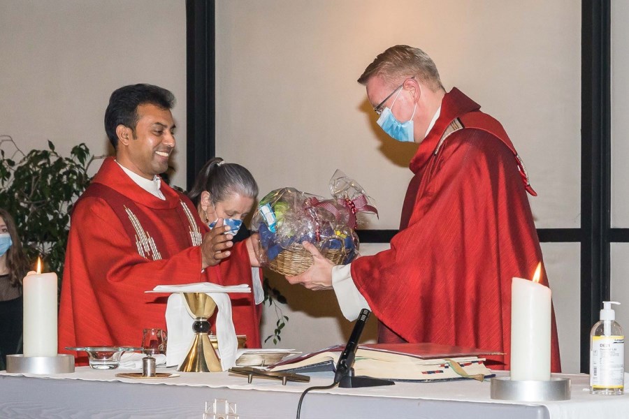 Dekan Dietz und P. Matthäus