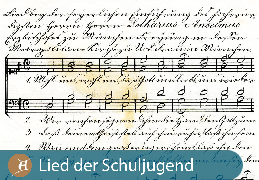 Grafik Lied der Schuljugend