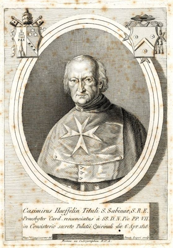 Kupferstich von Gioacchino Lepri nach Francesco Giangiacomo, 1818