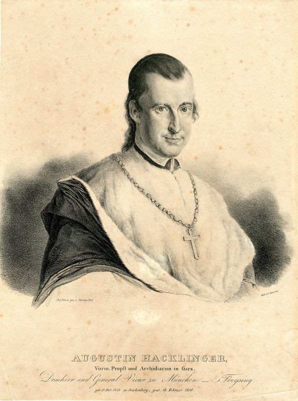 Lithographie von Joseph Steingrübel, 1830/38