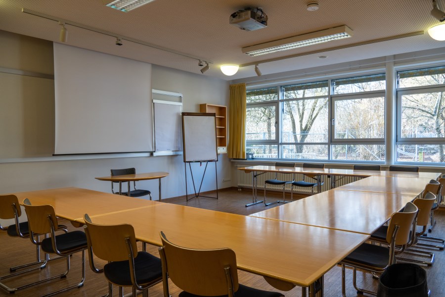 Unser Seminarraum im EG mit 42 qm