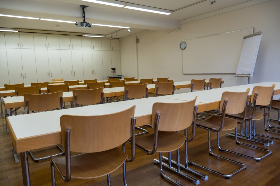 Blick in den Seminarraum 5 im UG