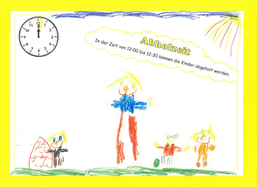 Abholzeit vomittags