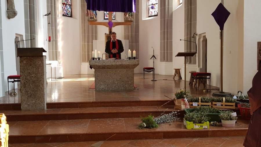 Segnung der Palmbuschen