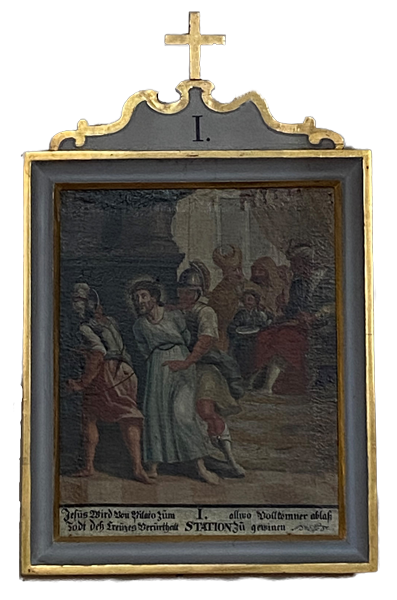 Kreuzweg Station 1 Oberfeldkirchen