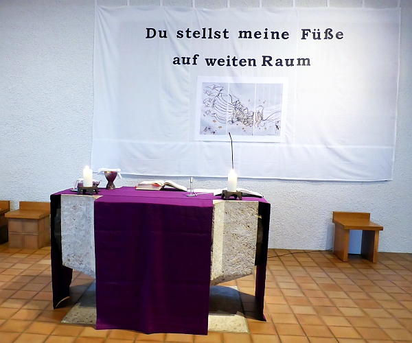 Fastentuch 2021 in St. Albertus Magnus