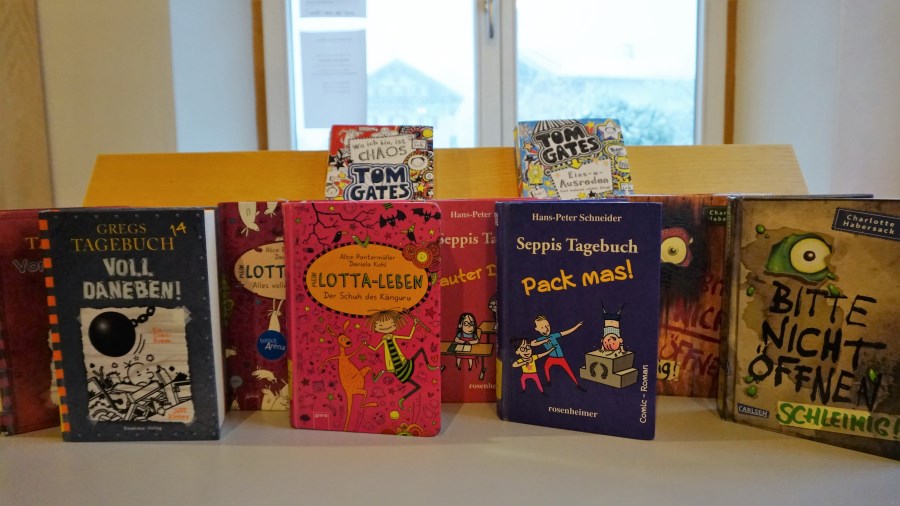 Beliebte Comics in unserer Bücherei