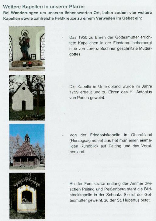 weitere Kapellen