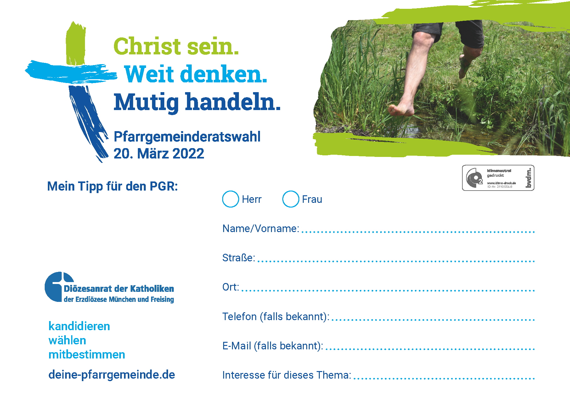 Tippzettel PGR-Wahl 2022