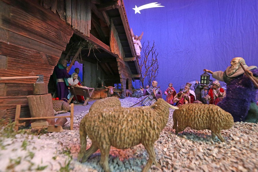 Weihnachtskrippe in St. Peter und Paul, Aschheim