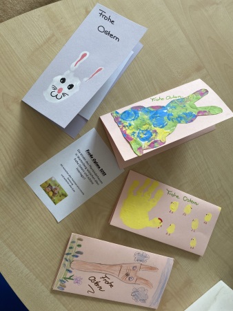 Osterkarten für die Klinik Wartenberg