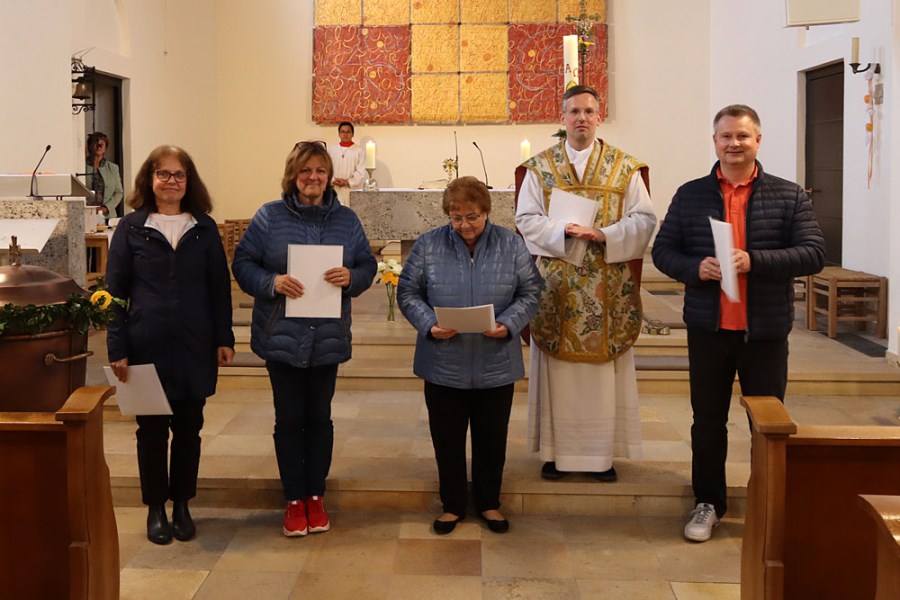 Wechsel im Pfarrgemeinderat 2022 – Verabschiedung der alten PGR-Mitglieder