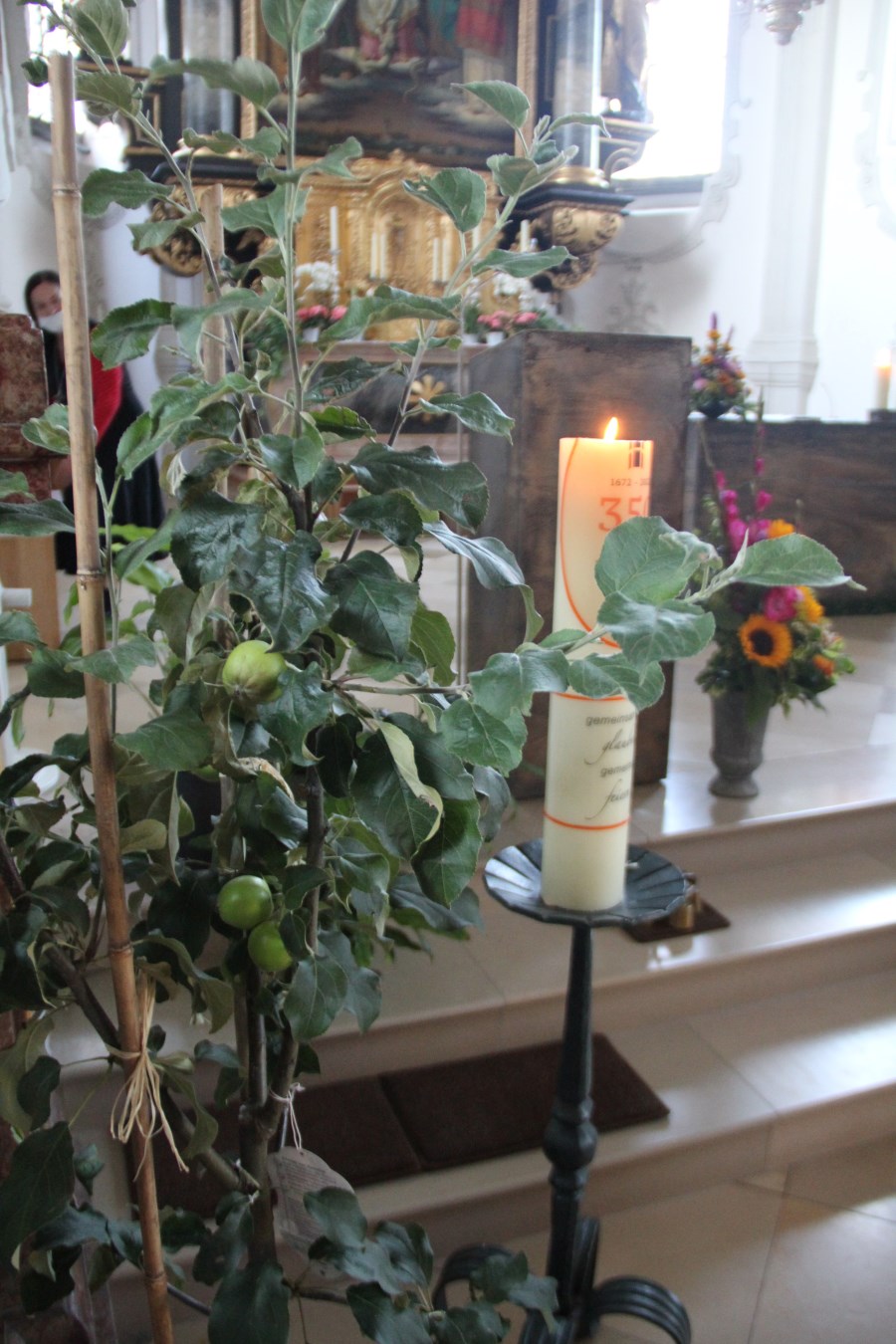 Kerze 350 Jahrfeier Juli 2